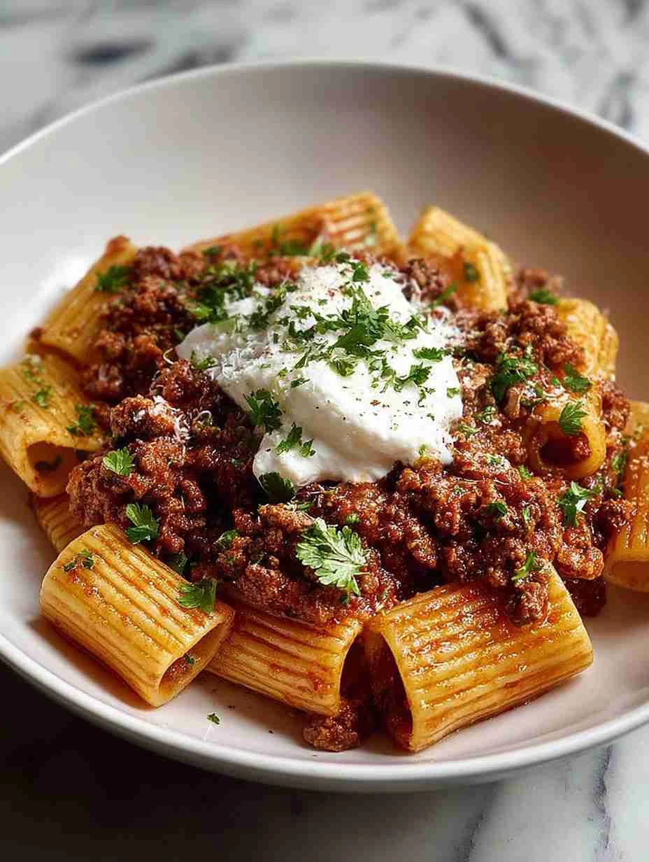Homemade Grandma's Meat Sauce Recipe Traditional Burrata Pasta Sauce Recipe Easy Meat Sauce Pasta With Burrata Authentic I...