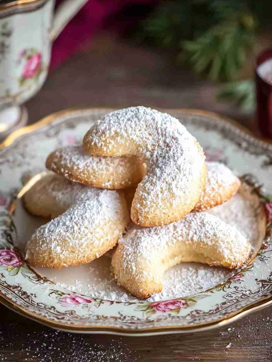Irresistible Almond Crescent Cookies For Sweet Cravings Irresistible Almond Crescent Cookies Sweet Cravings