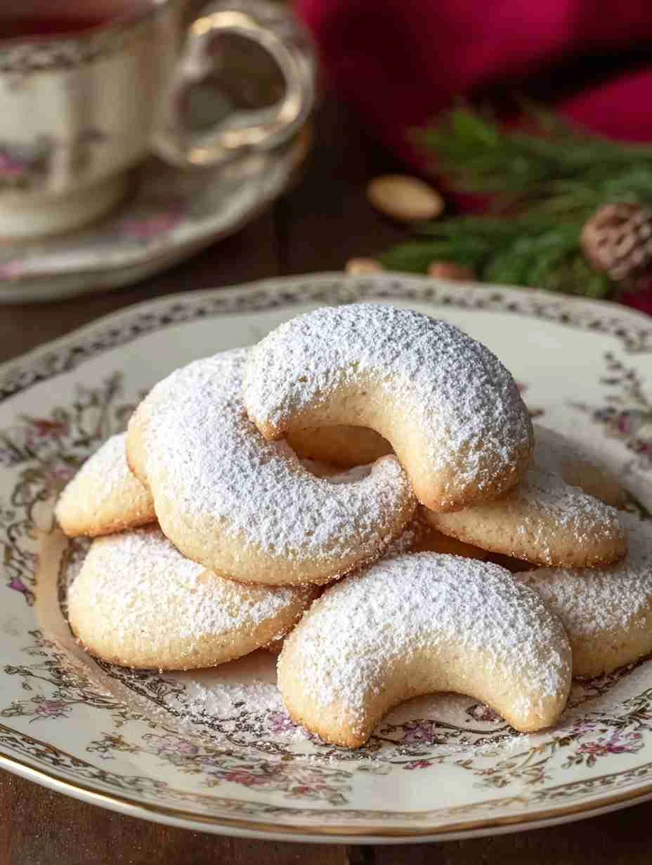 Irresistible Almond Crescent Cookies for Sweet Cravings