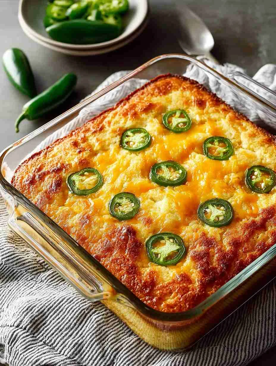 Jalapeño Cheddar Cornbread: Your New BBQ Favorite!