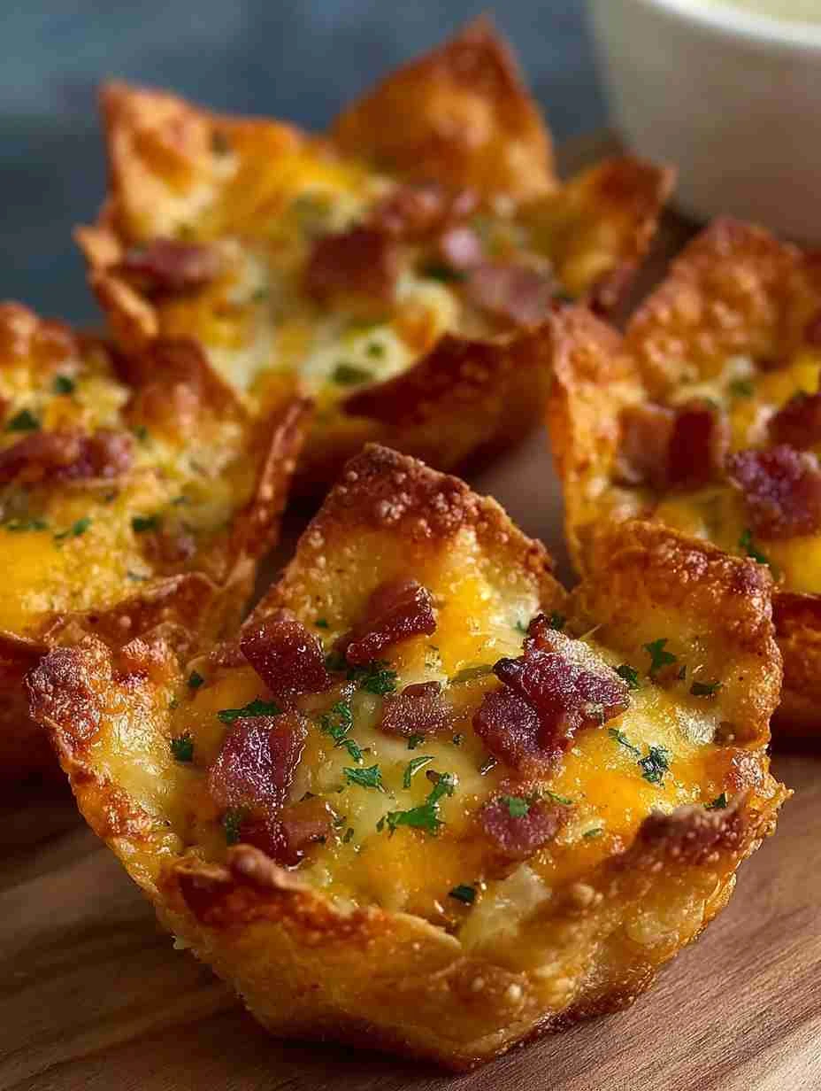 Crispy Jalapeno Popper Cups with lamb and Cheese – Easy Party Appetizer Recipe