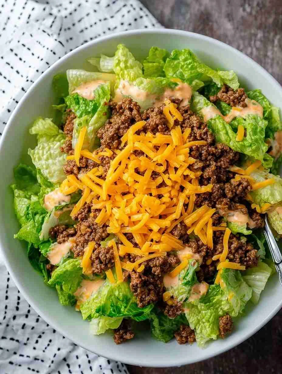 Keto Big Mac Salad Recipe