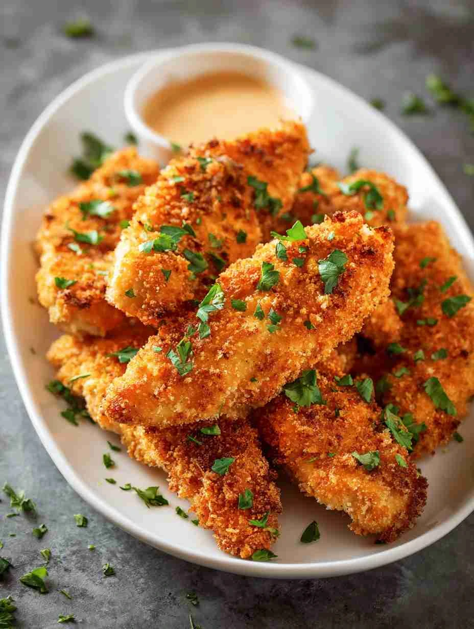 Low Carb Baked Chicken Tenders Recipe Gluten Free Baked Chicken Tenders Keto Baked Chicken Tenders Almond Flour Homemade O...