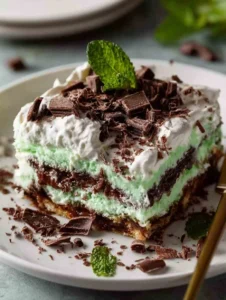 Mint Chip Dessert Lasagna