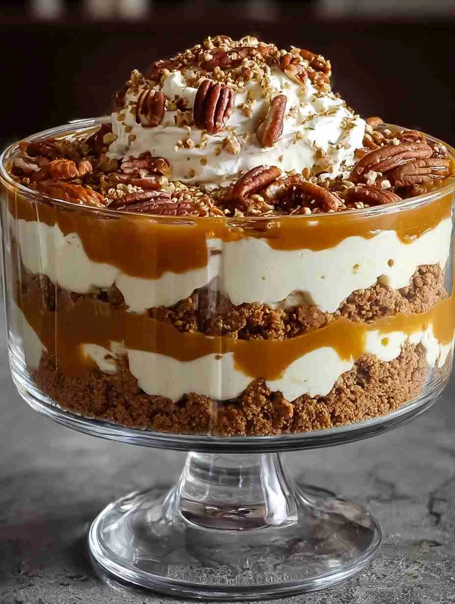 Pecan Pie Cheesecake Trifle: A Layered Delight to Savor