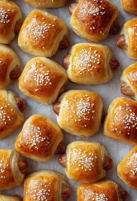 Puff Pastry Pigs In A Blanket Recipe Easy Pigs In A Blanket Puff Pastry Homemade Pigs In A Blanket With Puff Pastry Best P...