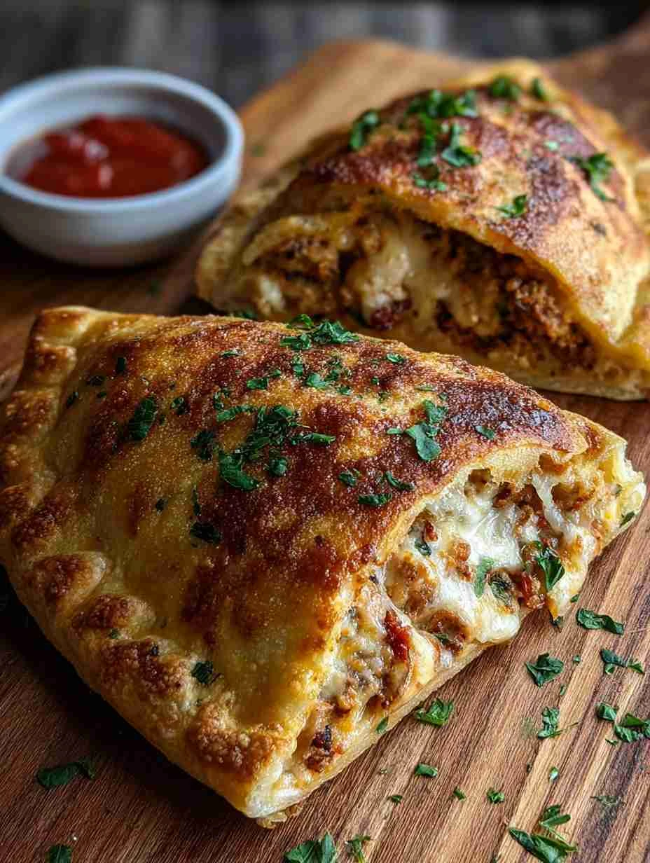 Savory High-Protein Keto Calzone: Satisfy Your Cravings Today
