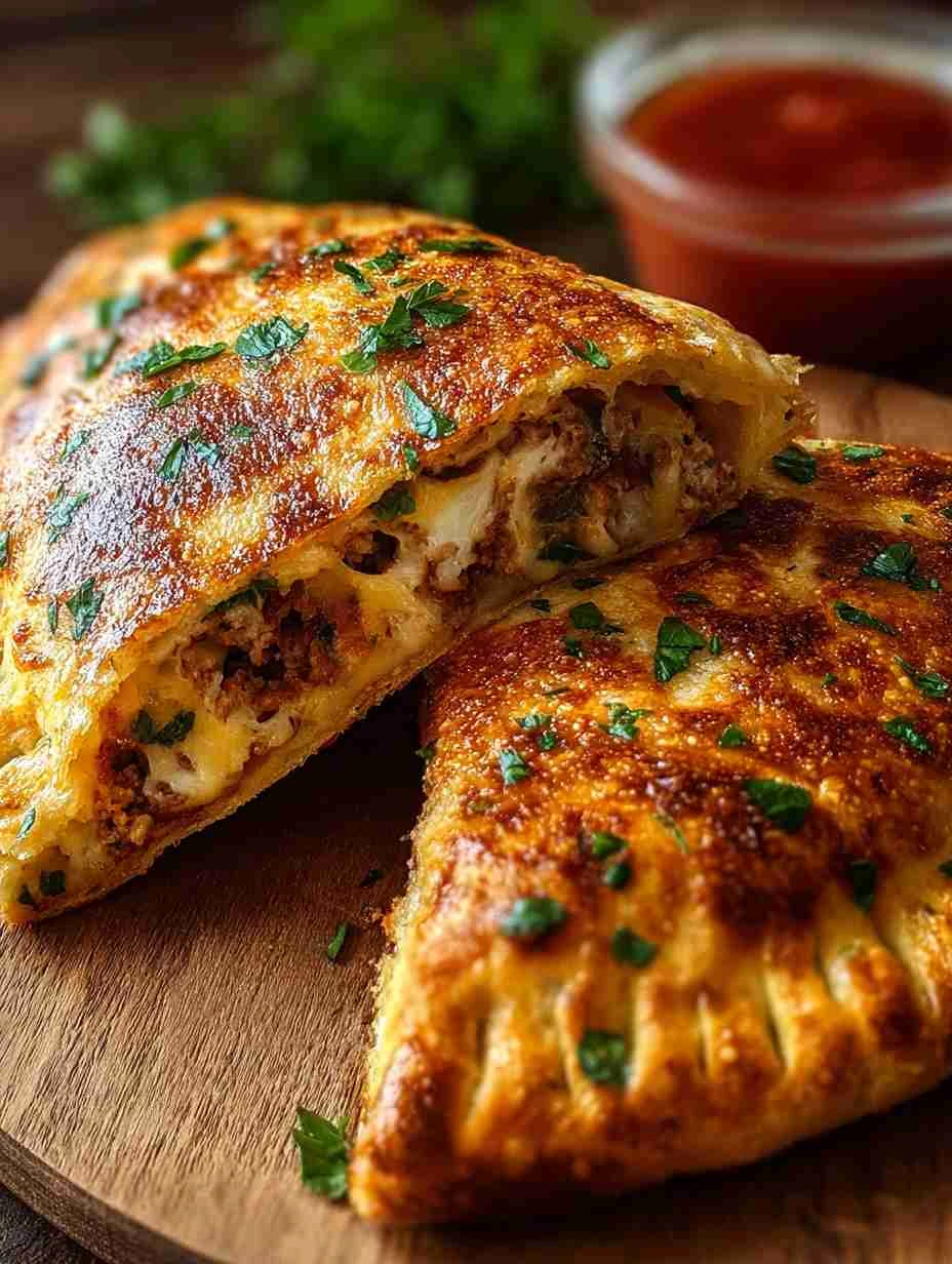 Savory Highprotein Keto Calzone Satisfy Your Cravings Today