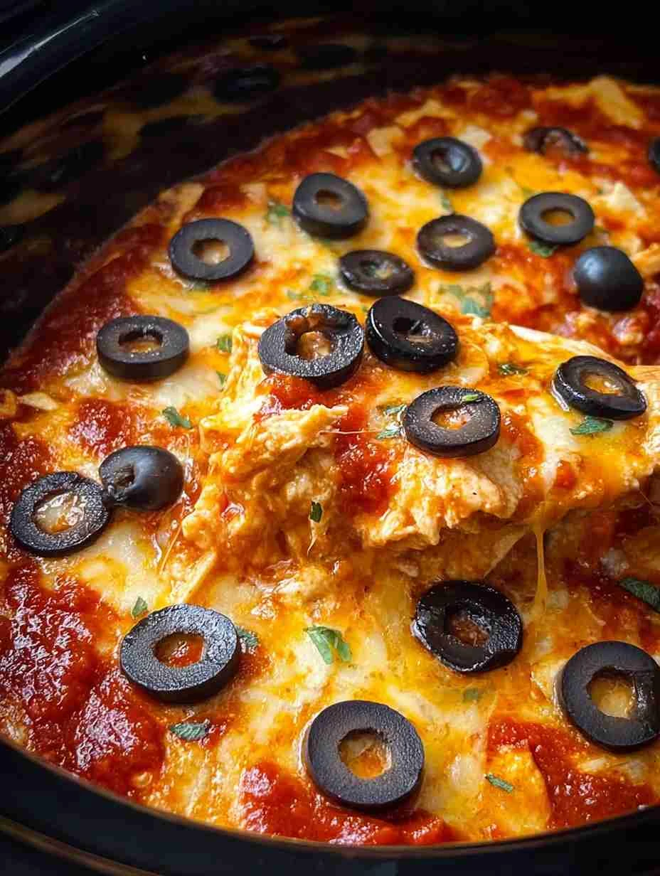 Slow Cooker Chicken Enchilada Casserole Slow Cooker Chicken Enchilada Casserole Made