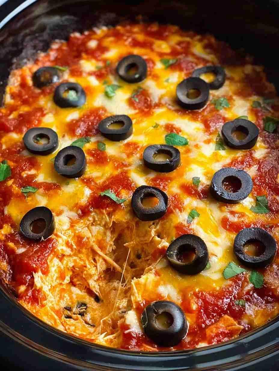 Slow Cooker Chicken Enchilada Casserole Slow Cooker Chicken Enchilada Casserole Made