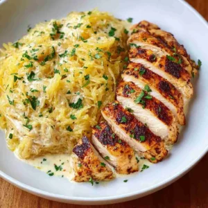 Spaghetti Squash Alfredo