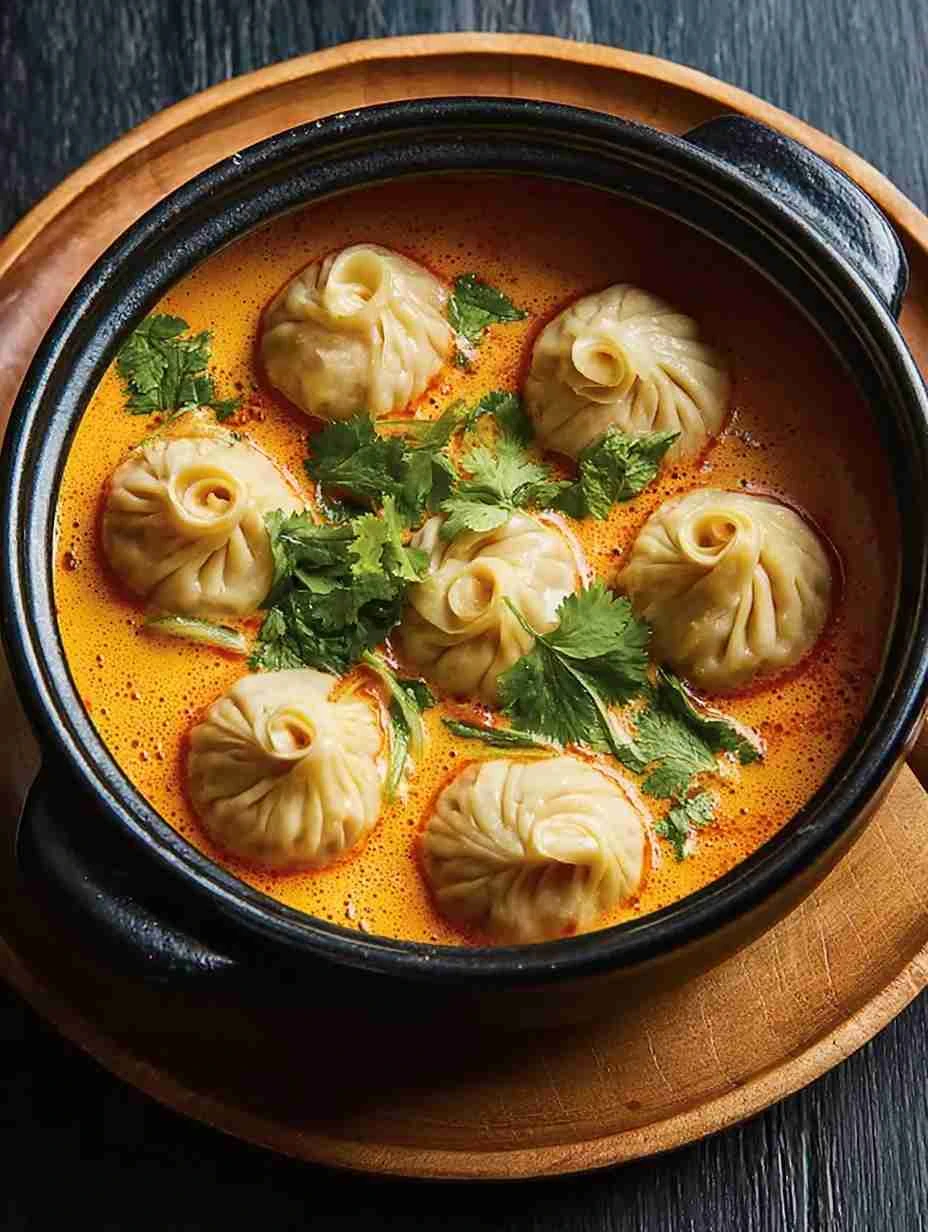 Spicy Thai Red Curry Soup Dumplings Spicy Thai Red Curry Soup Dumplings