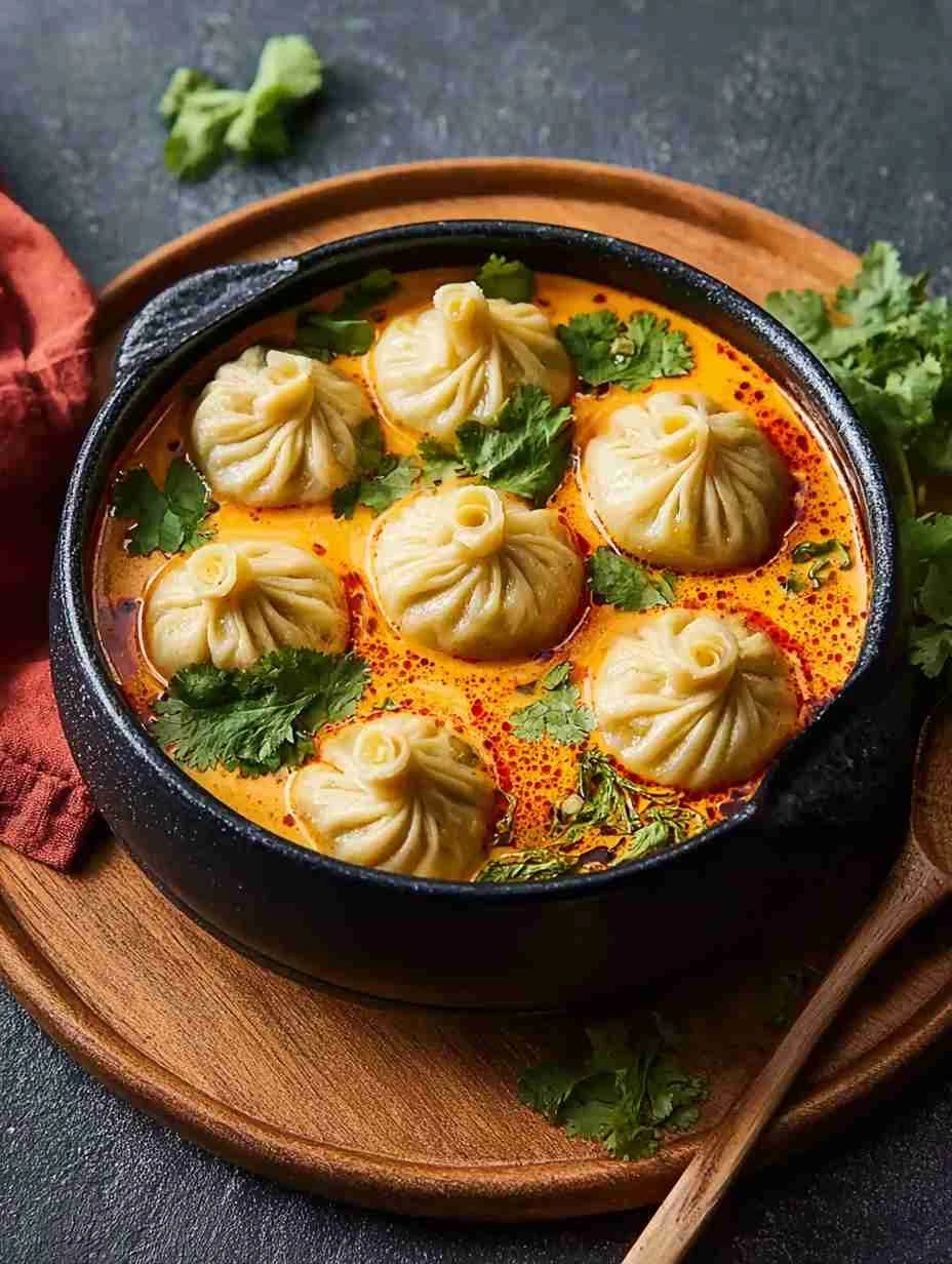 Spicy Thai Red Curry Soup Dumplings Spicy Thai Red Curry Soup Dumplings