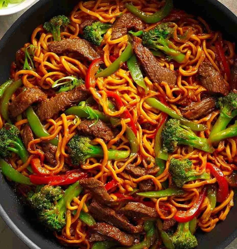 Sticky Beef Noodles Recipe Easy Homemade Sticky Beef Noodles Best Sticky Beef Noodle Sauce Gluten-free Sticky Beef Noodles...