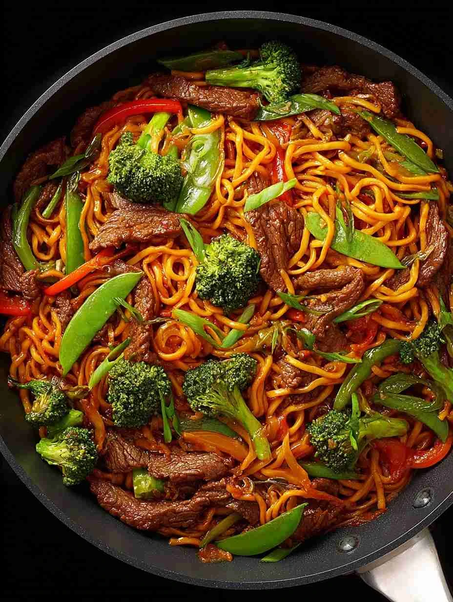 Sticky Beef Noodles Recipe Easy Homemade Sticky Beef Noodles Best Sticky Beef Noodle Sauce Gluten-free Sticky Beef Noodles...