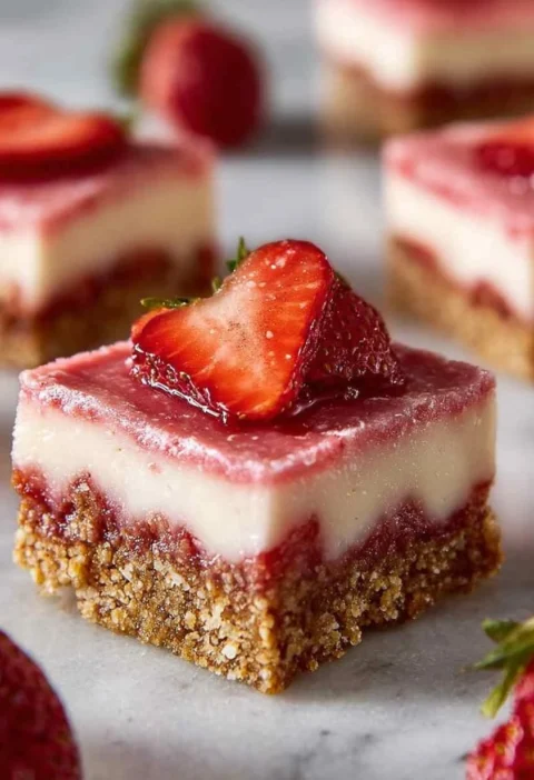 Strawberry Brownies With White Chocolate Recipe White Chocolate Strawberry Brownies How-to Best Strawberry Glaze For Brown...