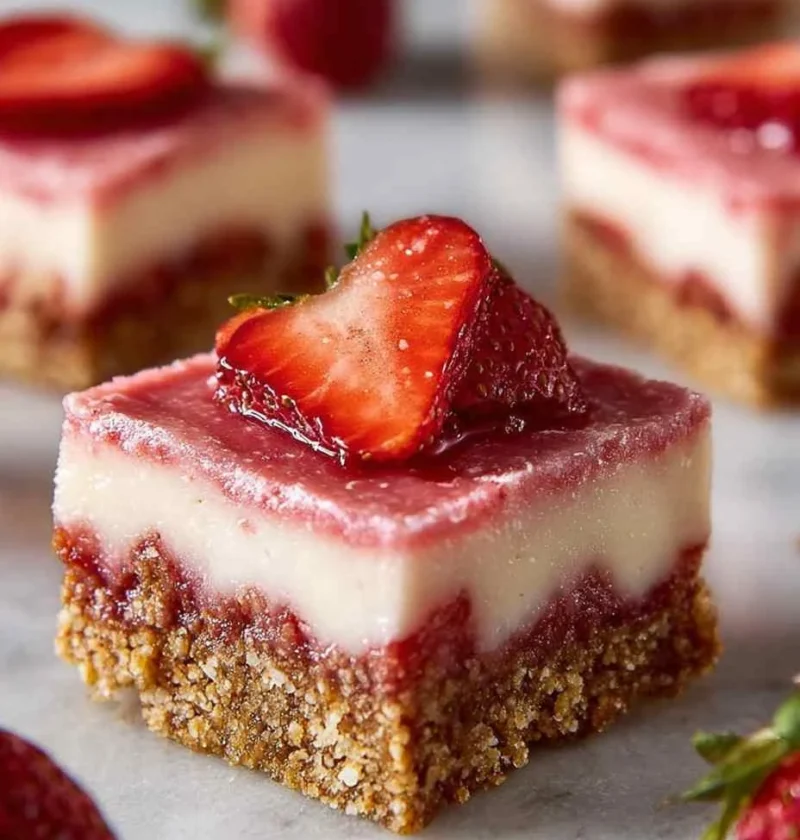 Strawberry Brownies With White Chocolate Recipe White Chocolate Strawberry Brownies How-to Best Strawberry Glaze For Brown...