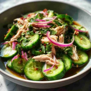 Thai Cucumber Salad with Chicken