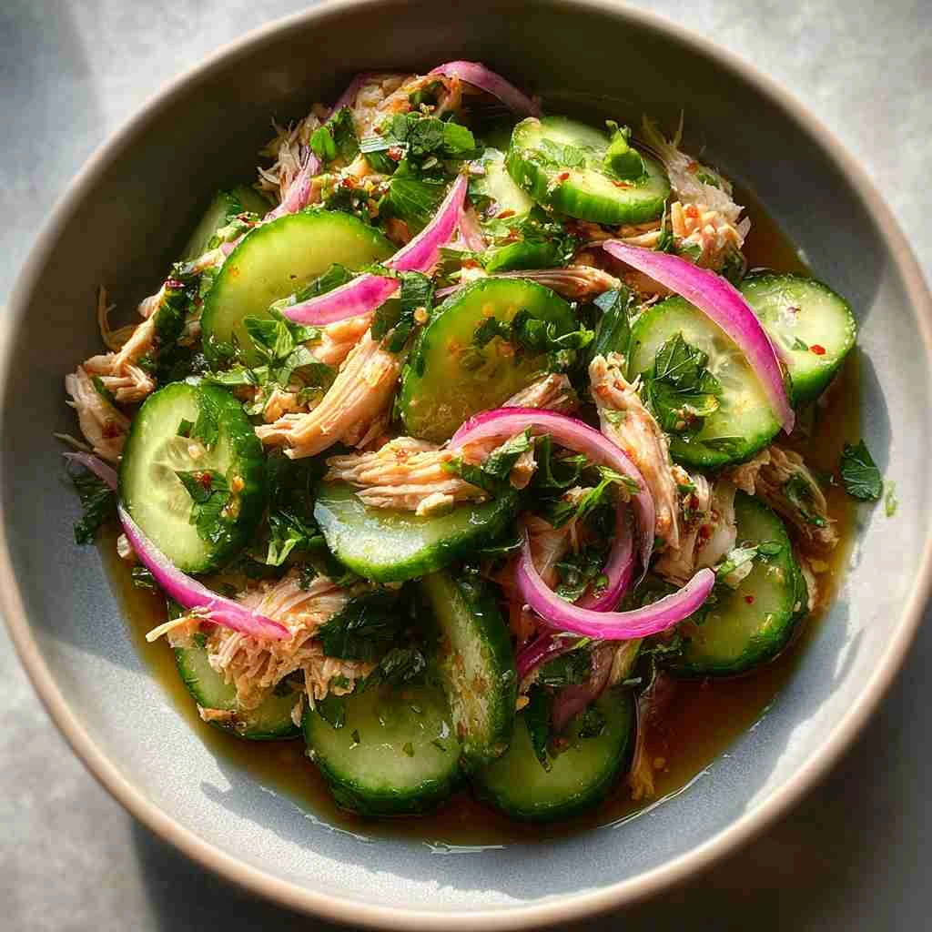 Thai Cucumber Salad Chicken