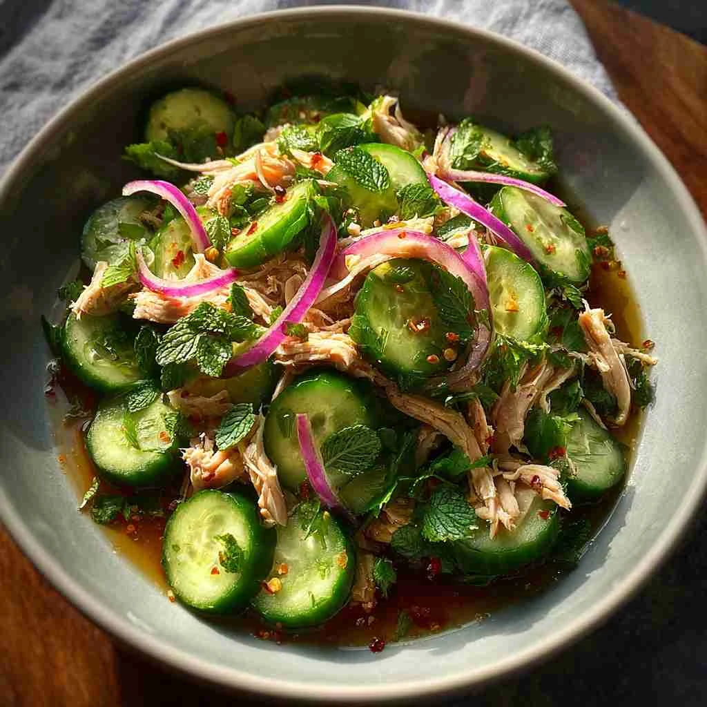 Thai Cucumber Salad Chicken