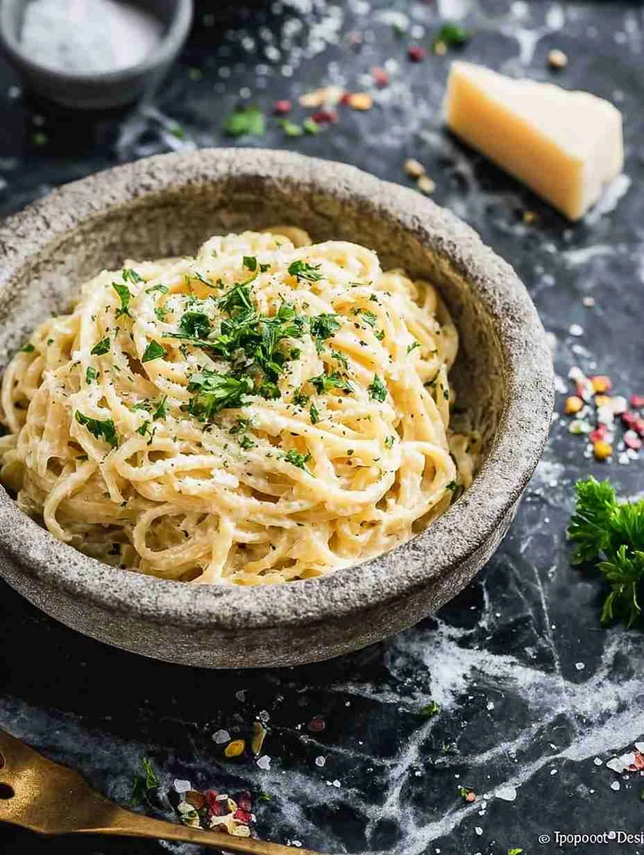 The “Impossible” High-Protein Cottage Cheese Alfredo (30g Protein Tastes Like The Real Thing) Impossible Highprotein C...