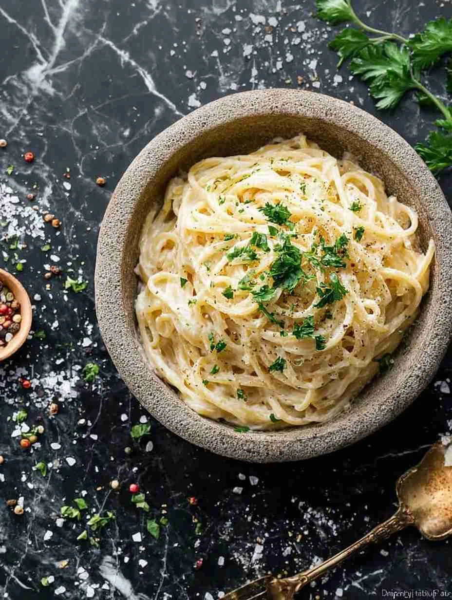 The “Impossible” High-Protein Cottage Cheese Alfredo (30g Protein Tastes Like The Real Thing) Impossible Highprotein C...