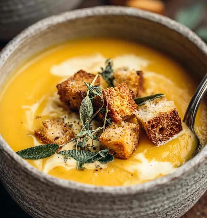 Vegan Butternut Squash Apple Soup Recipe Easy Butternut Squash Apple Soup Vegan Best Vegan Butternut Squash Soup With Appl...