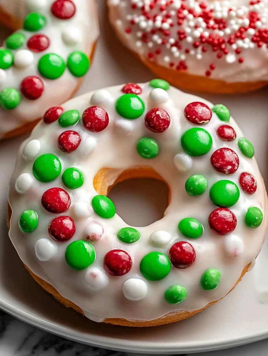 Vegan Christmas Wreath Doughnut Recipes Homemade Vegan Wreath Doughnuts Where To Buy Vegan Christmas Doughnuts Gluten-free...