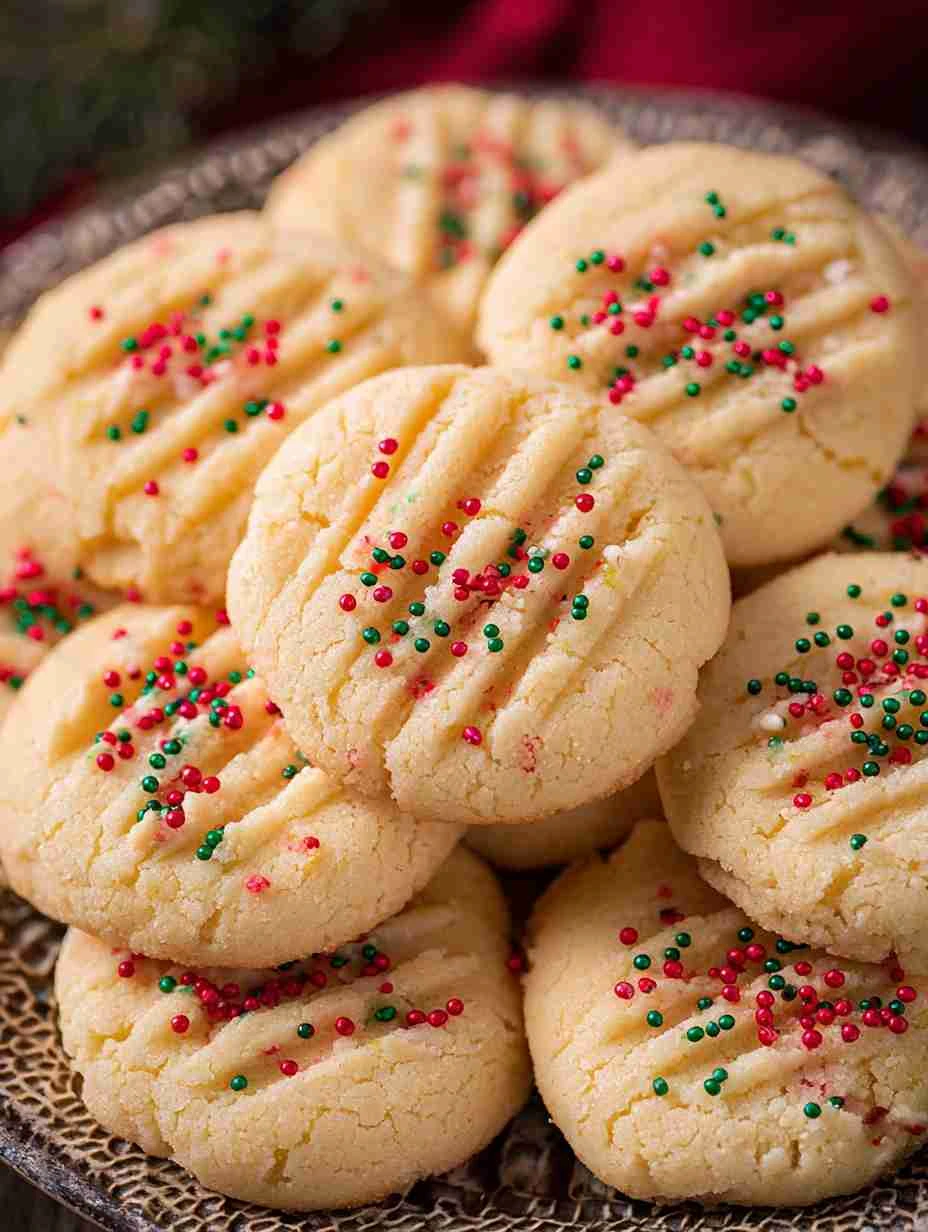 Whipped Shortbread Cookies