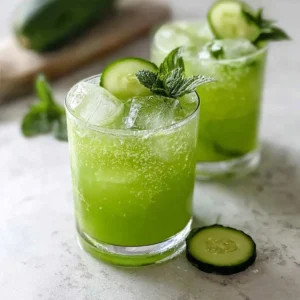 Amazing Cucumber Mint Mocktail for Refreshing Summer Bliss