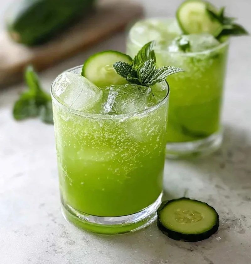 Amazing Cucumber Mint Mocktail Refreshing Summer Bliss