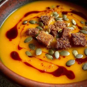 Autumn-Spiced Roasted Pumpkin Soup