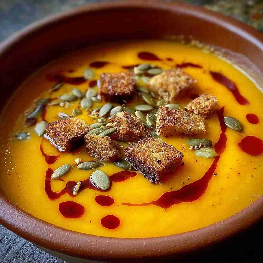 Autumnspiced Roasted Pumpkin Soup