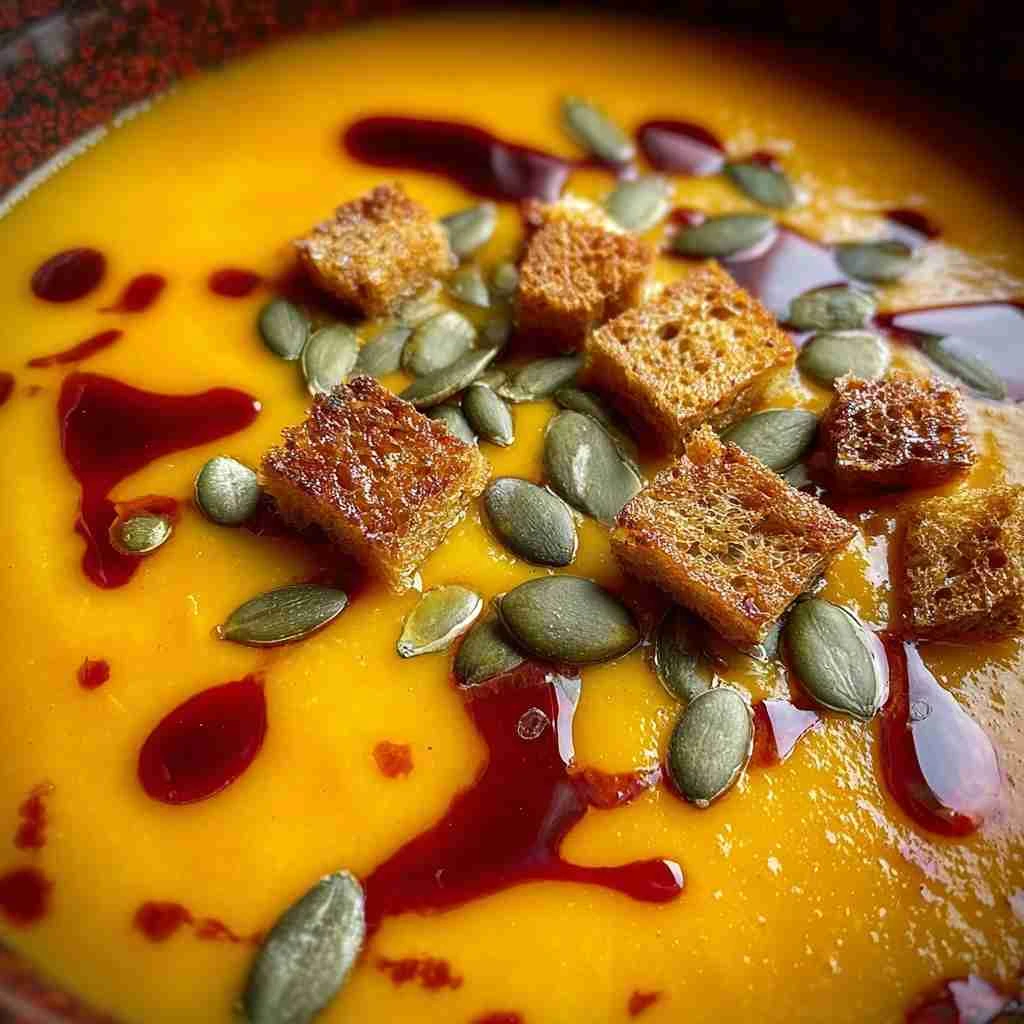 Autumnspiced Roasted Pumpkin Soup