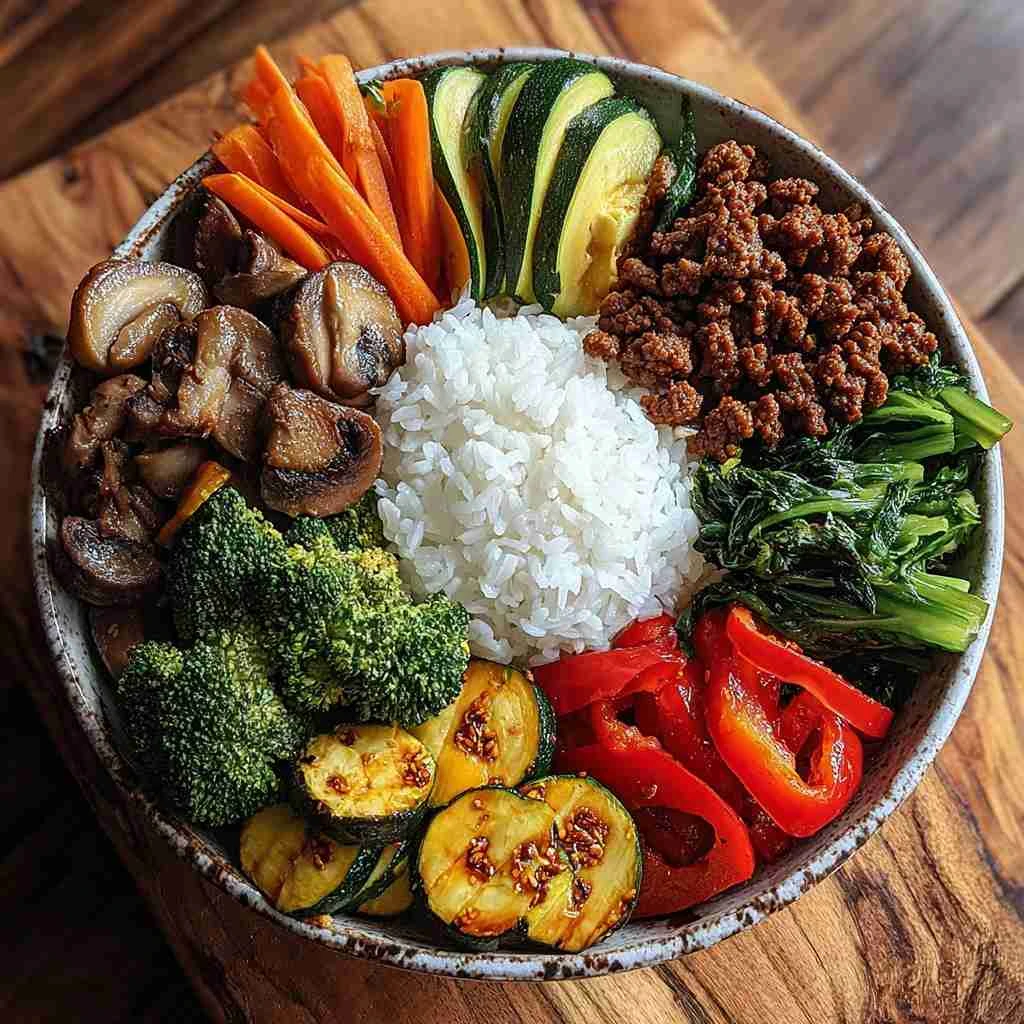 Beef & Veggie Rice Bowl