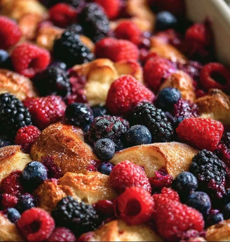 Berry Croissant Bake