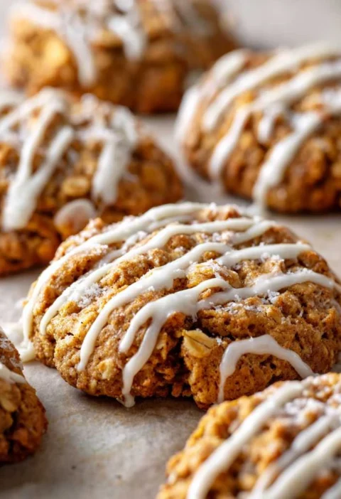 Brown Butter Pumpkin Oatmeal Cookies