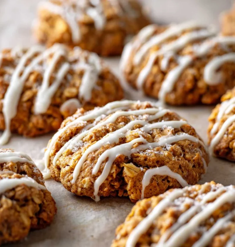 Brown Butter Pumpkin Oatmeal Cookies