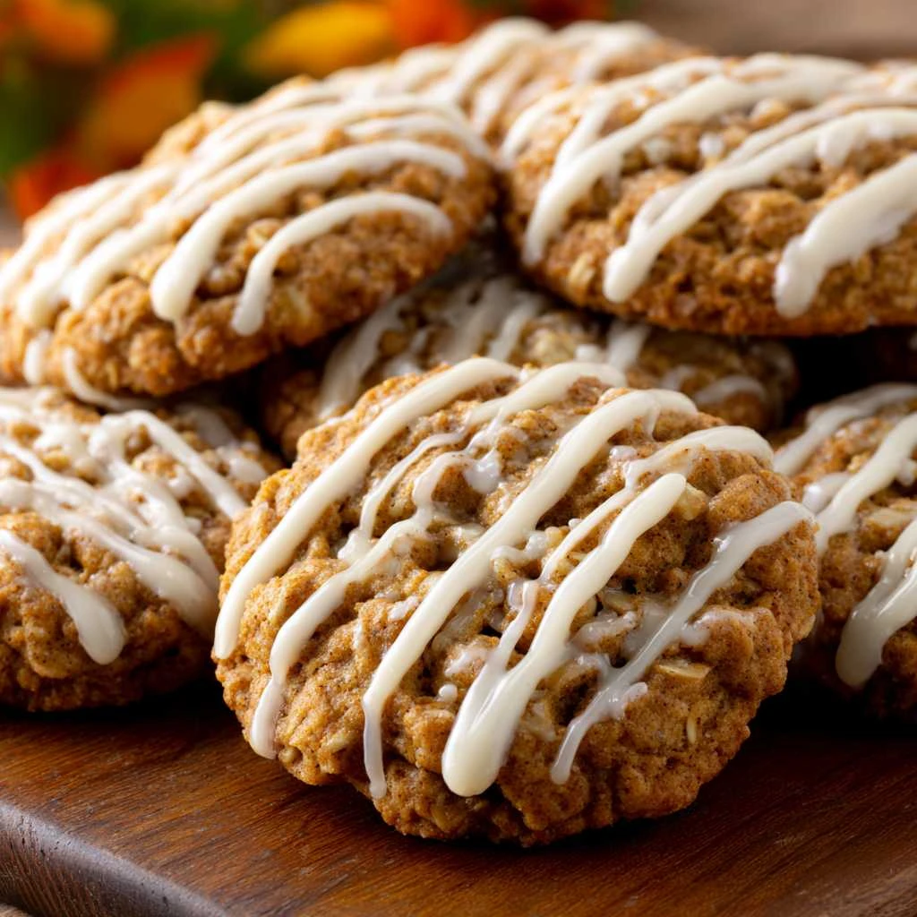 Brown Butter Pumpkin Oatmeal Cookies