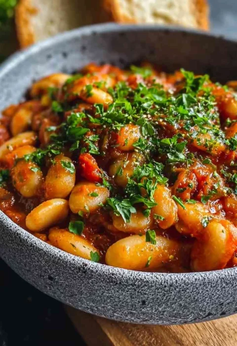 Butter Bean Cacciatore Cozy Twist Classic Comfort Food