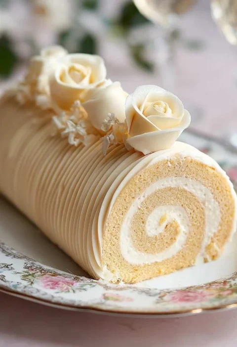 Champagne Cake Roll Discover Elegant Recipe Today
