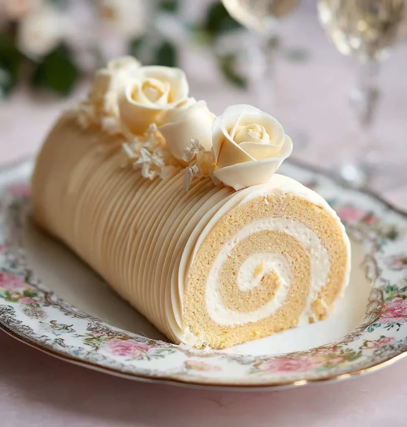 Champagne Cake Roll Discover Elegant Recipe Today
