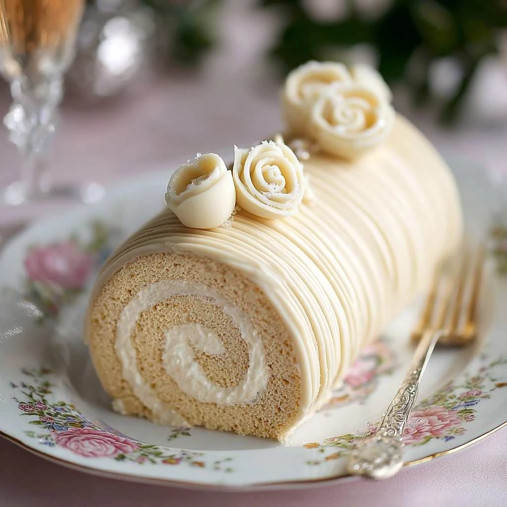 Champagne Cake Roll Discover Elegant Recipe Today