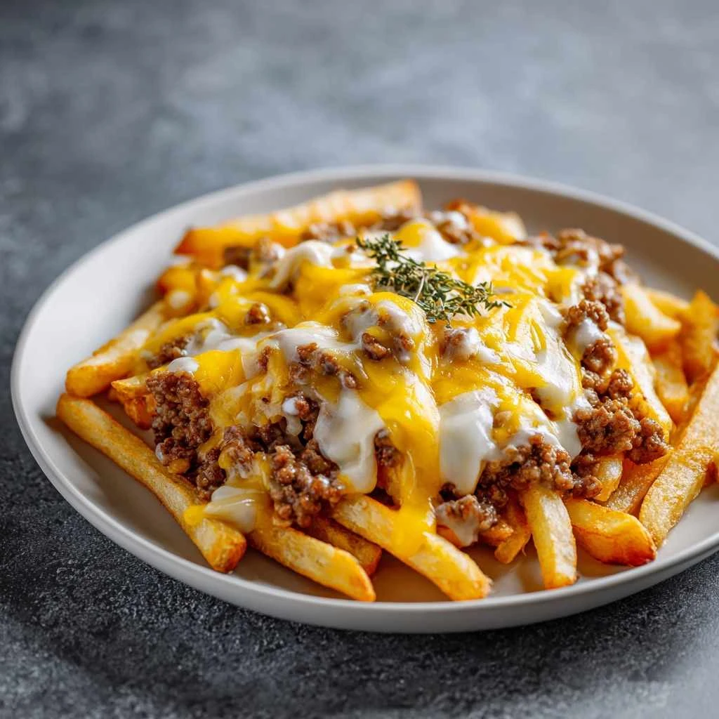 Cheeseburger French Fry Bake