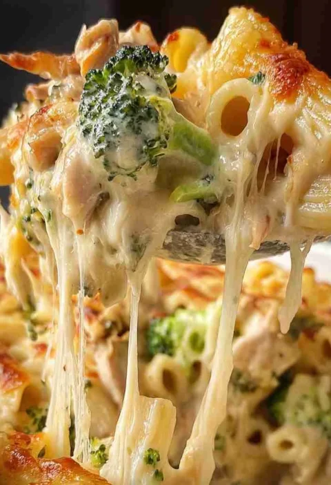 Chicken Broccoli Alfredo Bake