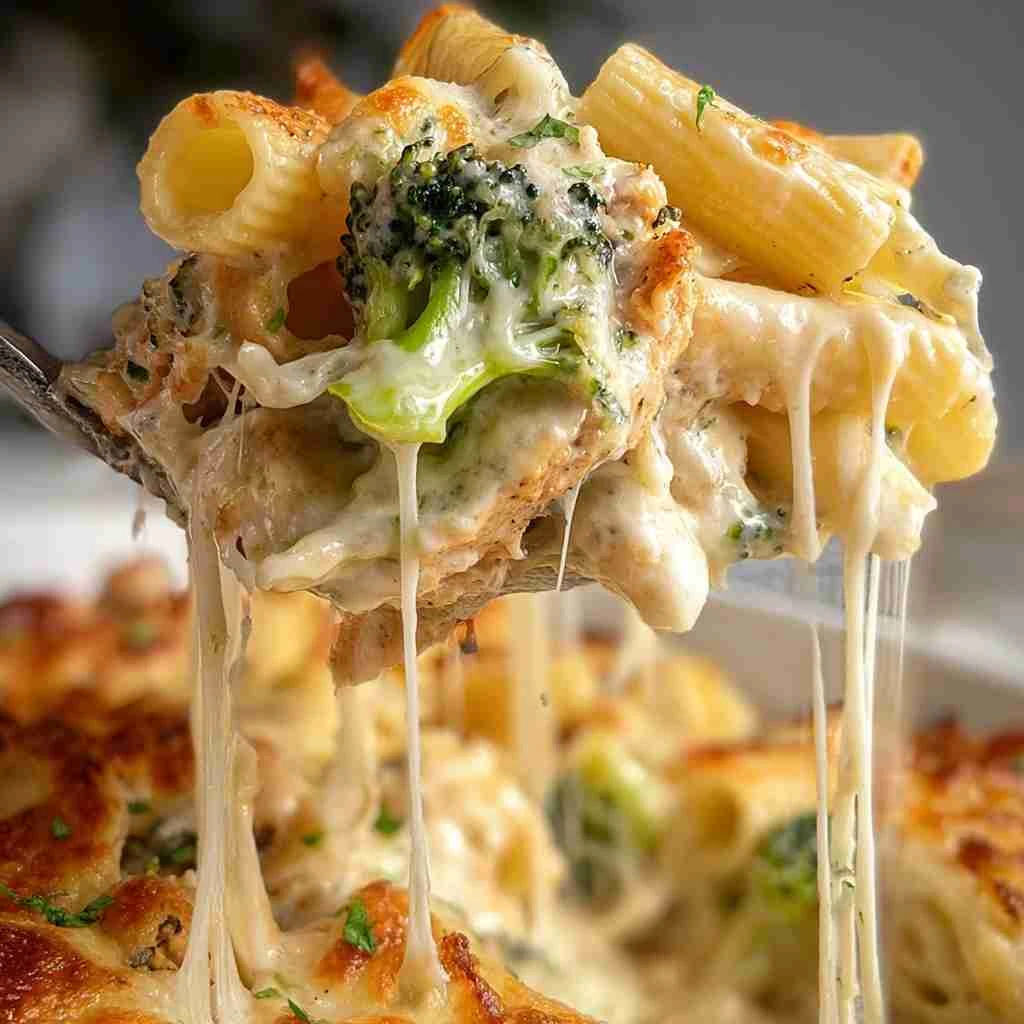 Chicken Broccoli Alfredo Bake