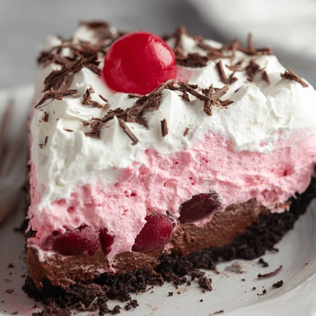 Chocolate Cranberry Cream Pie