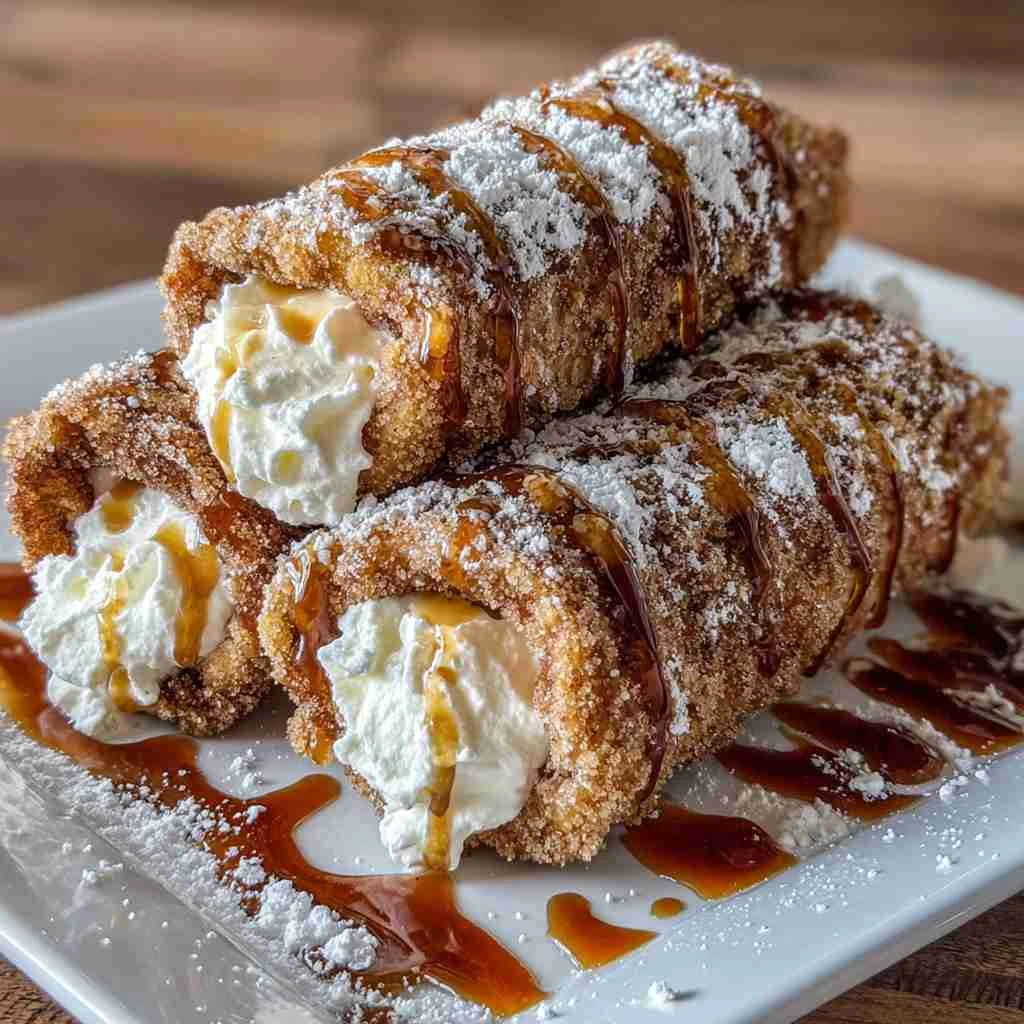 Cinnamon Roll Cheesecake Chimichanga