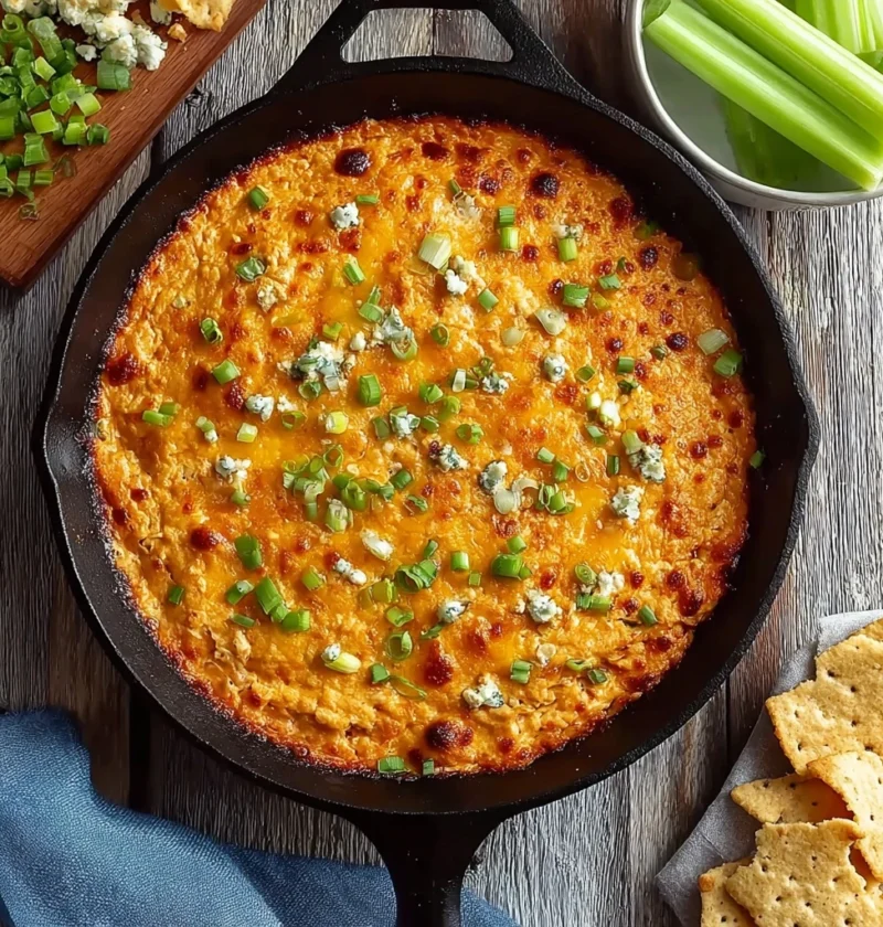 Creamy Buffalo Chicken Dip Ranch