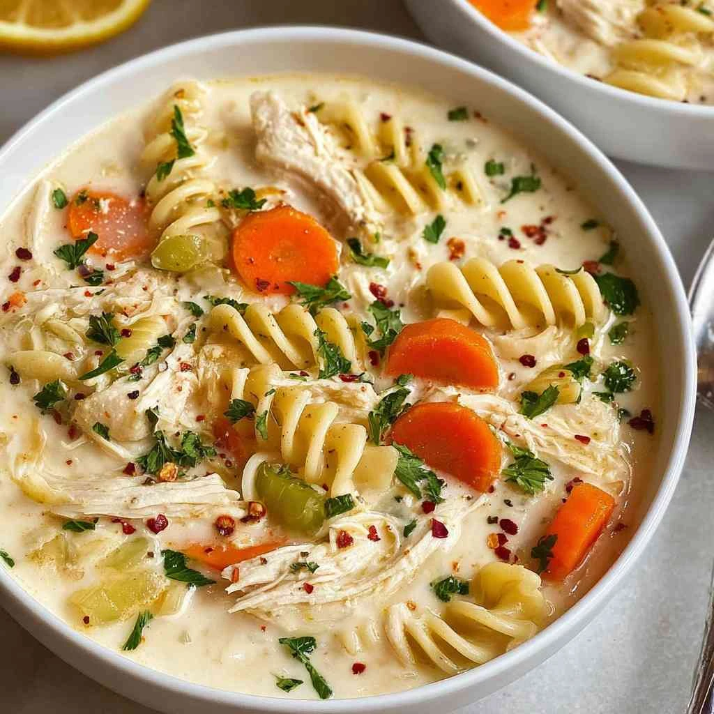 Creamy Chicken Noodle Soup